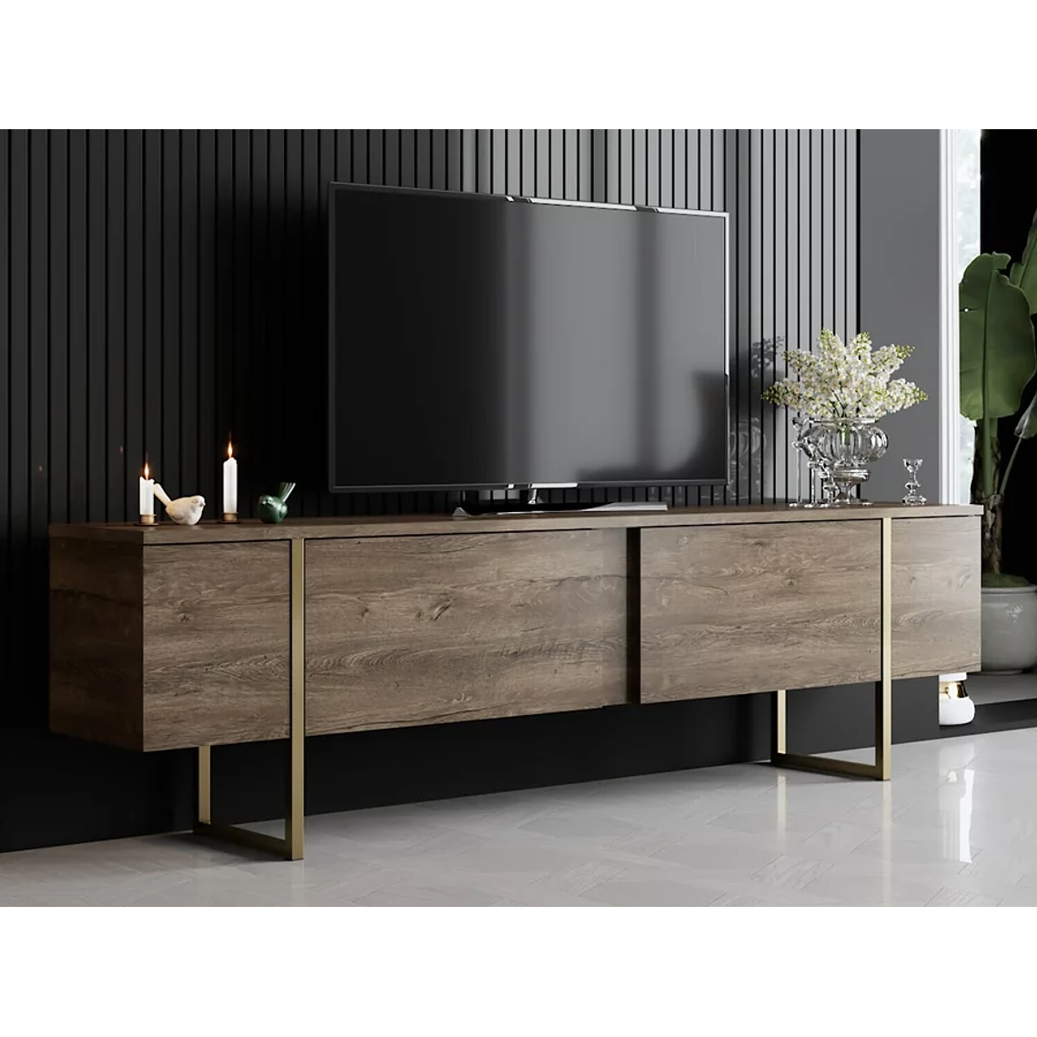 Mueble TV Kailua Z100 (Nogal) 180 cm 1