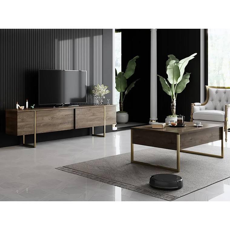 Mueble TV Kailua Z100 (Nogal) 180 cm 4