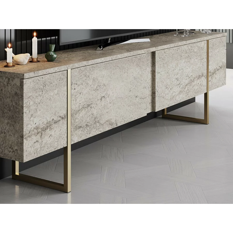 Mueble TV Kailua Z100 Marrón Claro 180 cm 6