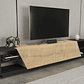 Mueble TV Kailua 260 (Roble + Antracita) 240 cm - Miniatura 1