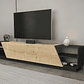 Mueble TV Kailua 260 (Roble + Antracita) 240 cm - Miniatura 4