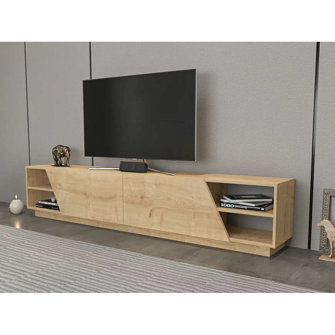Mueble TV Kailua 260 (Roble) 240 cm 4