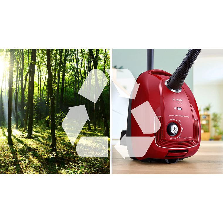 Serie 4 Aspirador con bolsa Rojo 9