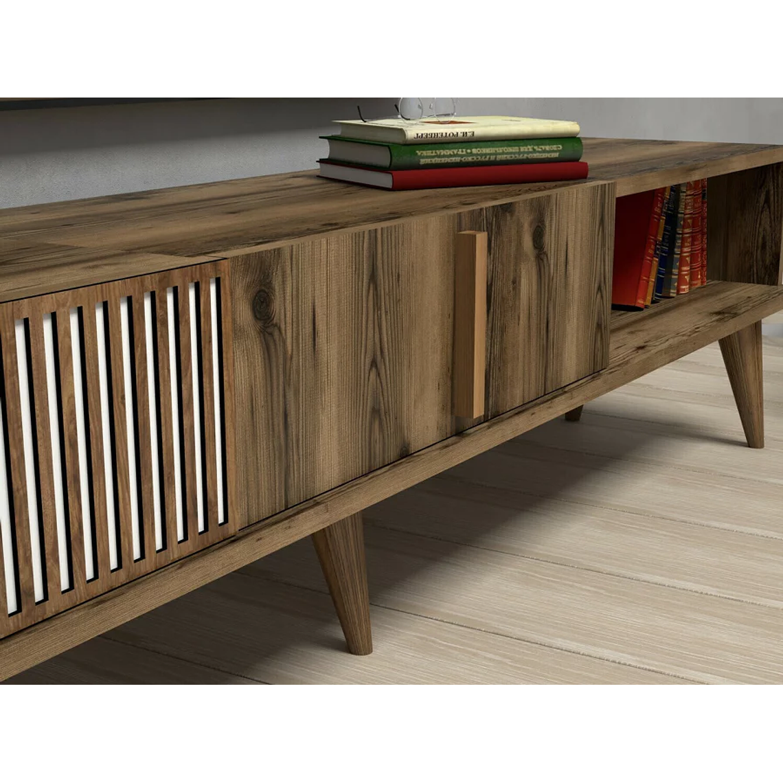 Mueble TV Kailua B102 (Nuez) 180 cm 5