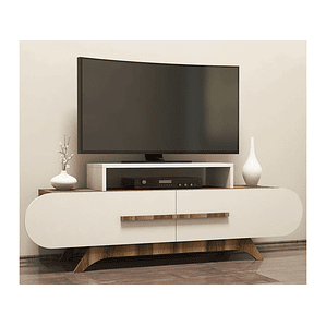 Mueble TV Kailua 1168 (Crema + Nogal) 145 cm