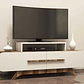 Mueble TV Kailua 1168 (Crema + Nogal) 145 cm - Miniatura 1