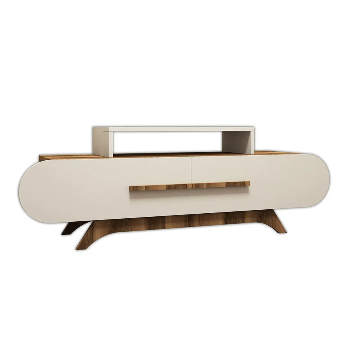 Mueble TV Kailua 1168 (Crema + Nogal) 145 cm 3