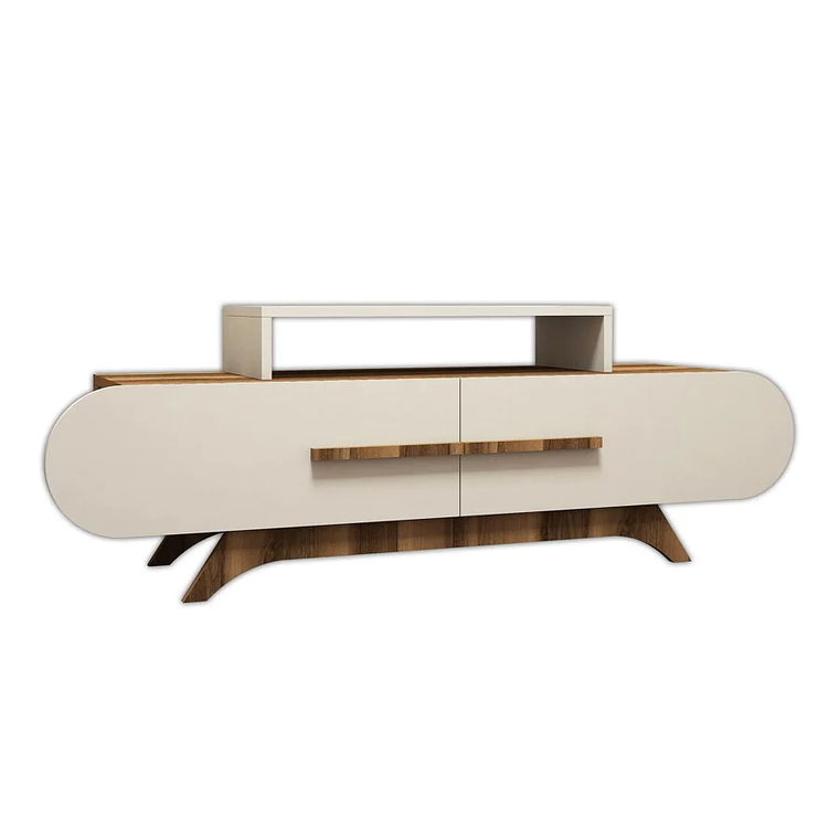 Mueble TV Kailua 1168 (Crema + Nogal) 145 cm 3