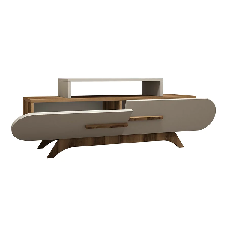 Mueble TV Kailua 1168 (Crema + Nogal) 145 cm 4