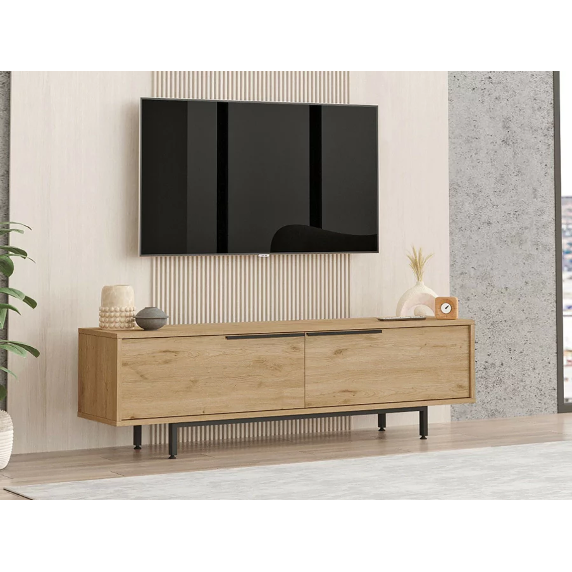 Mueble TV Kailua AE100 (Nogal) 160 cm 1