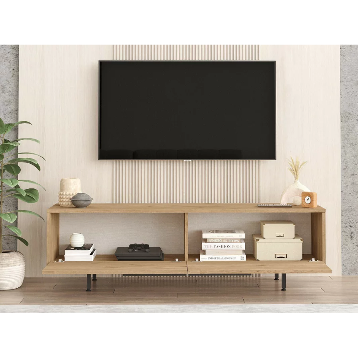 Mueble TV Kailua AE100 (Nogal) 160 cm 2