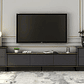 Mueble TV Kailua 1707 (Antracita + Mármol negro) 260 cm - Miniatura 4