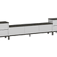 Mueble TV Kailua 1707 (Blanco + Mármol negro) 260 cm - Miniatura 3