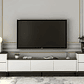 Mueble TV Kailua 1707 (Blanco + Mármol negro) 260 cm - Miniatura 4