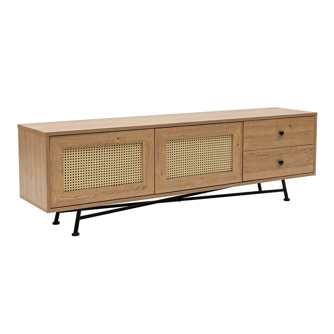 Mueble TV Kailua U107 (Negro) 180 cm 3