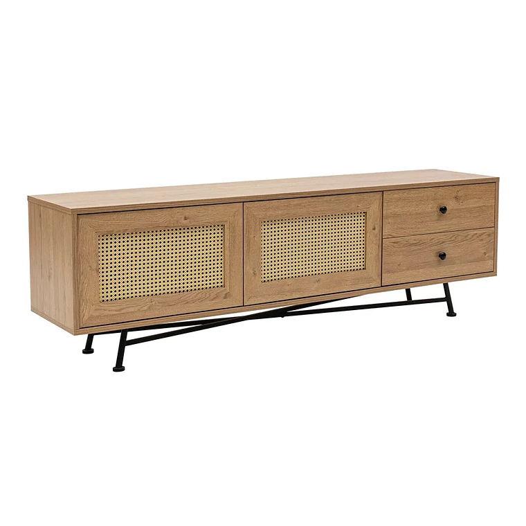 Mueble TV Kailua U107 (Negro) 180 cm 3