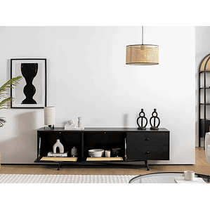 Mueble TV Kailua U107 (Negro) 180 cm