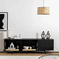 Mueble TV Kailua U107 (Negro) 180 cm - Miniatura 2