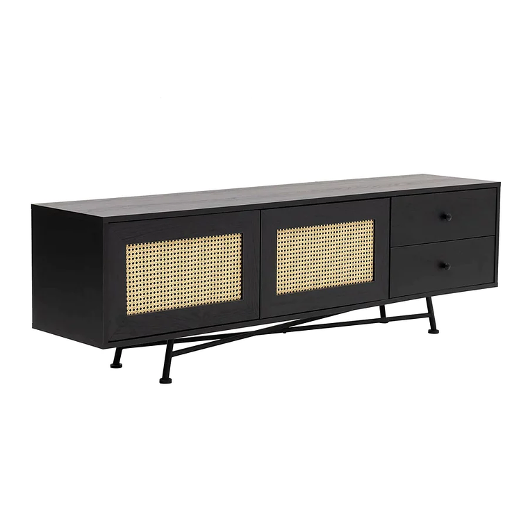 Mueble TV Kailua U107 (Negro) 180 cm 3