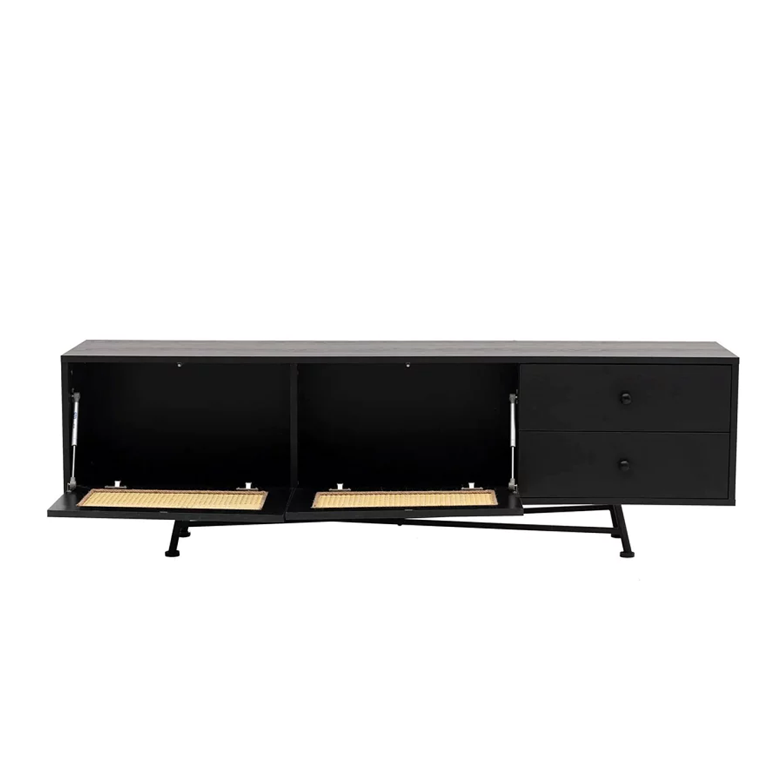 Mueble TV Kailua U107 (Negro) 180 cm 4