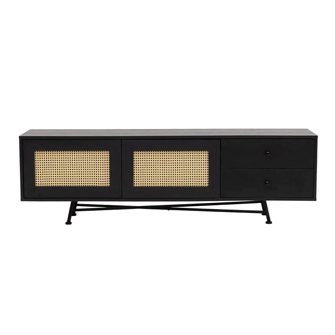 Mueble TV Kailua U107 (Negro) 180 cm 5