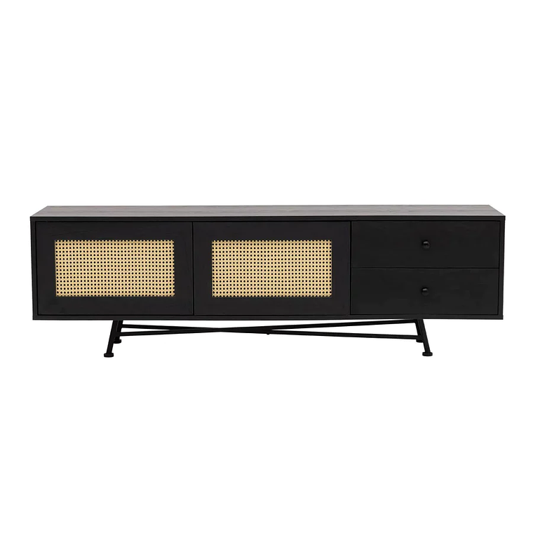 Mueble TV Kailua U107 (Negro) 180 cm 5