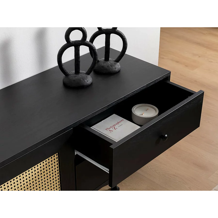 Mueble TV Kailua U107 (Negro) 180 cm 8