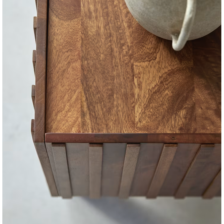 Mueble de TV de madera maciza de mango 140 cm 5