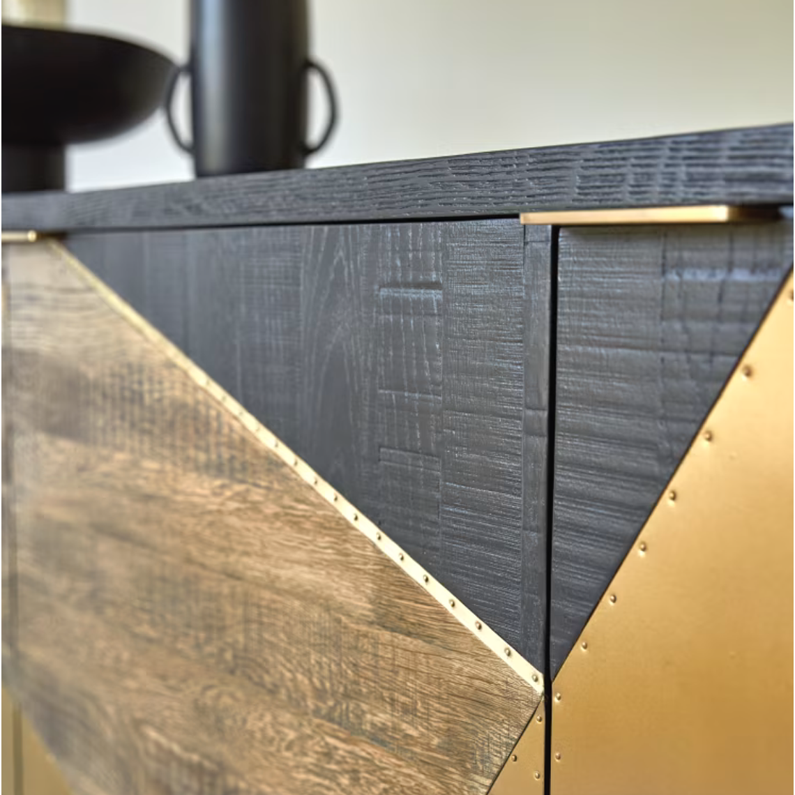 Mueble de TV en roble 240 cm 5