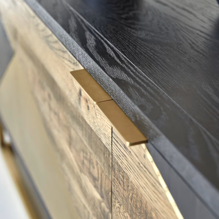 Mueble de TV en roble 240 cm 7