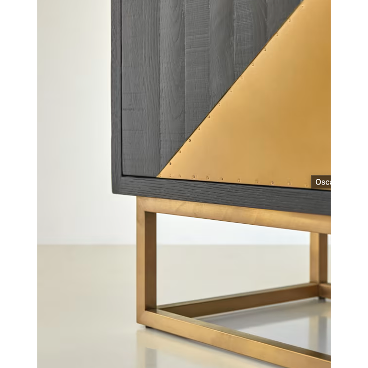 Mueble de TV en roble 240 cm 8