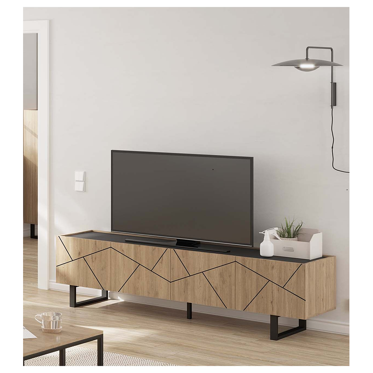 Mueble Televisión de madera MILENA 180 cm 1