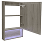 Botiquín LED para baño con espejo Space BMEA 50x13x80cm - Miniatura 6