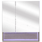 Botiquín LED para baño con espejo Space BMEA 70x13x80cm - Miniatura 4