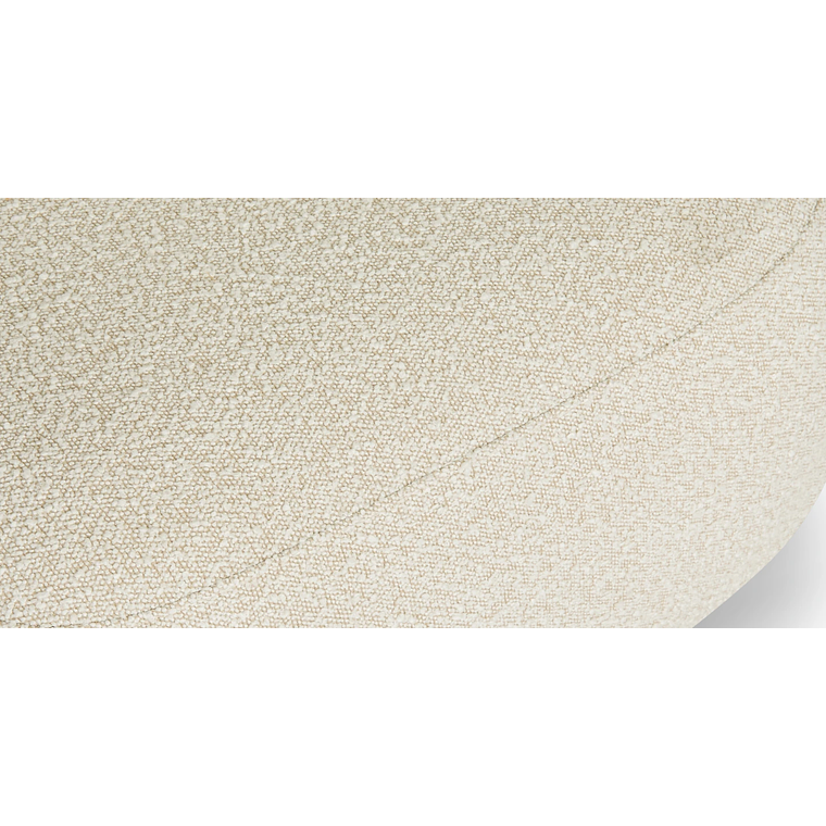 Sofá 1 plaza VOLTA Madera Negra / Blanco Avena Bouclé 100 cm 10