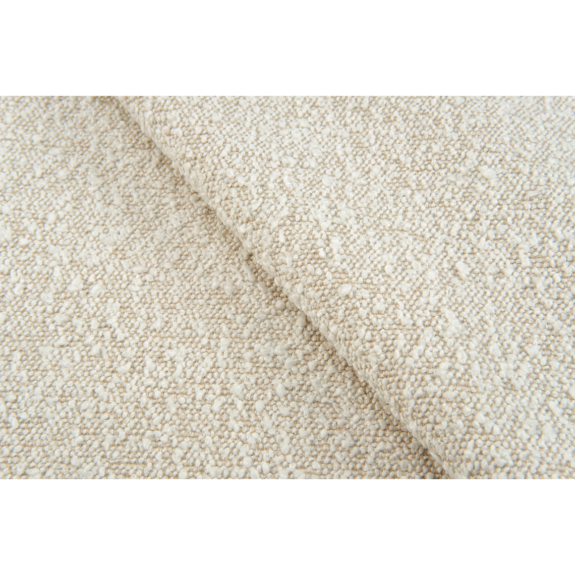 Sofá 1 plaza VOLTA Madera Negra / Blanco Avena Bouclé 100 cm 11