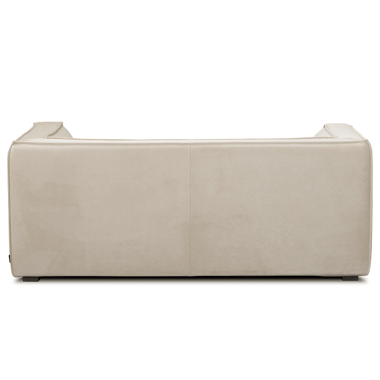 Sofá de 2 plazas AUSTER Madera Negra / Gris Marengo Lafayette, Antimanchas, Ignífugo 180 cm 3