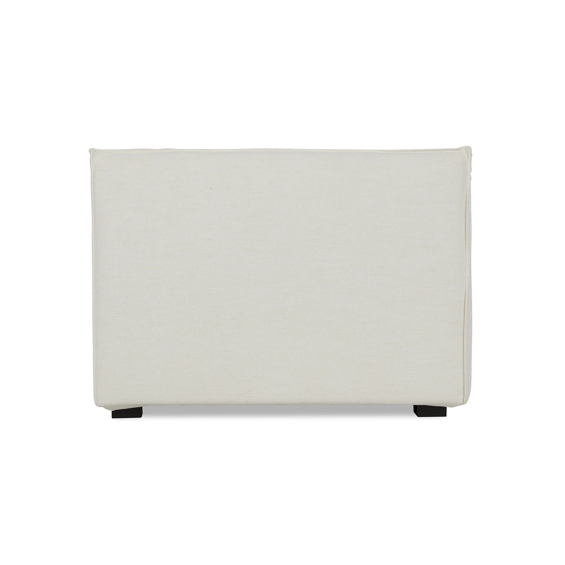 Sofá de 3 plazas AUSTER Madera Negra / Blanco Roto, Ignífugo 220 cm 6