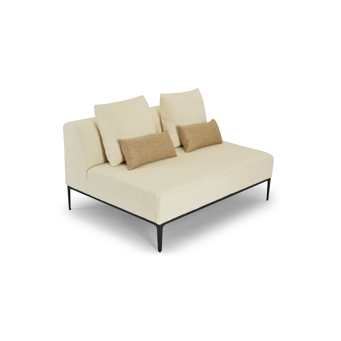 Sofá de 2 plazas modular REVOLT 140 cm 4