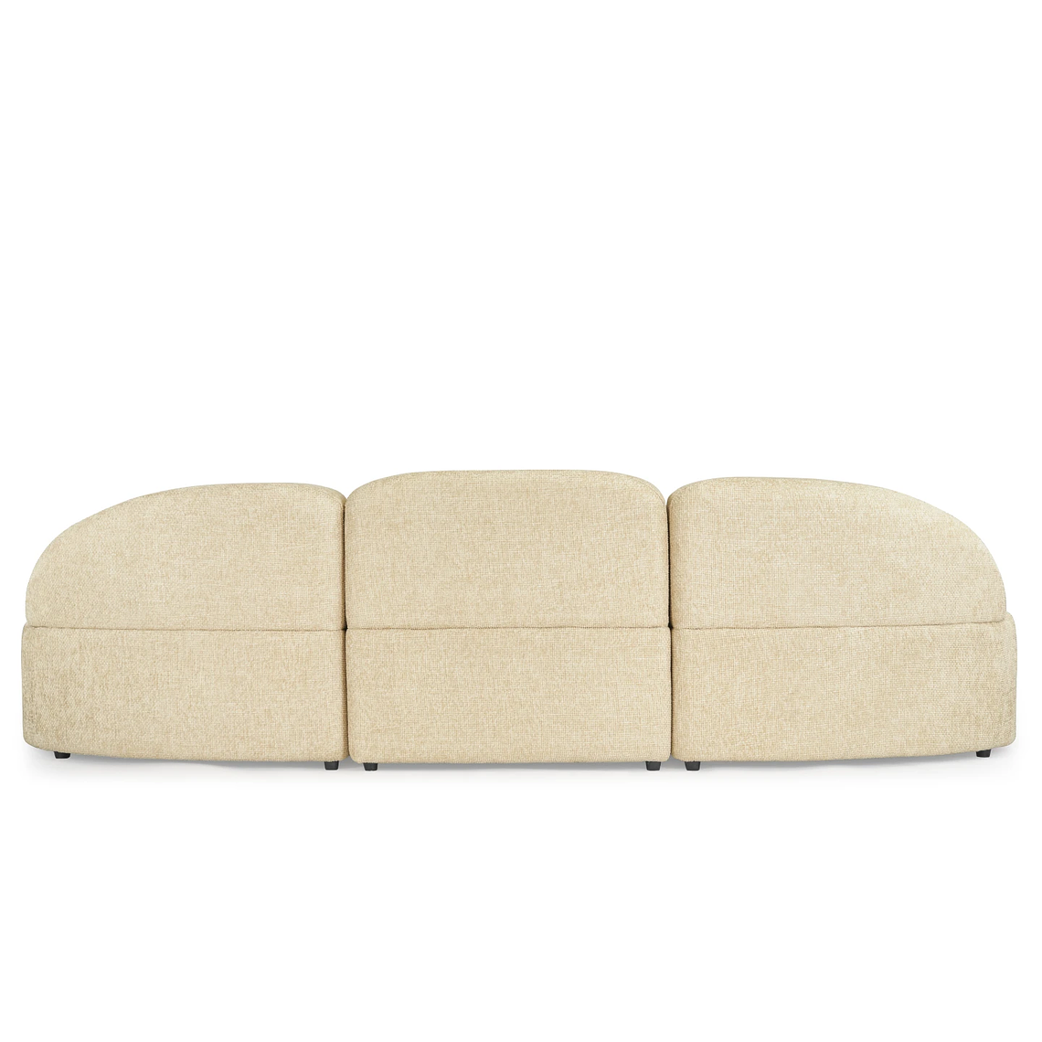 Sofá de 3 plazas modular Madera / Tweed Sable 357 cm 7