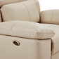 Bergere relax eléctrico de cuero beige MAROTI - Miniatura 4