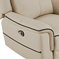 Bergere relax eléctrico de cuero beige ADELIO - Miniatura 6