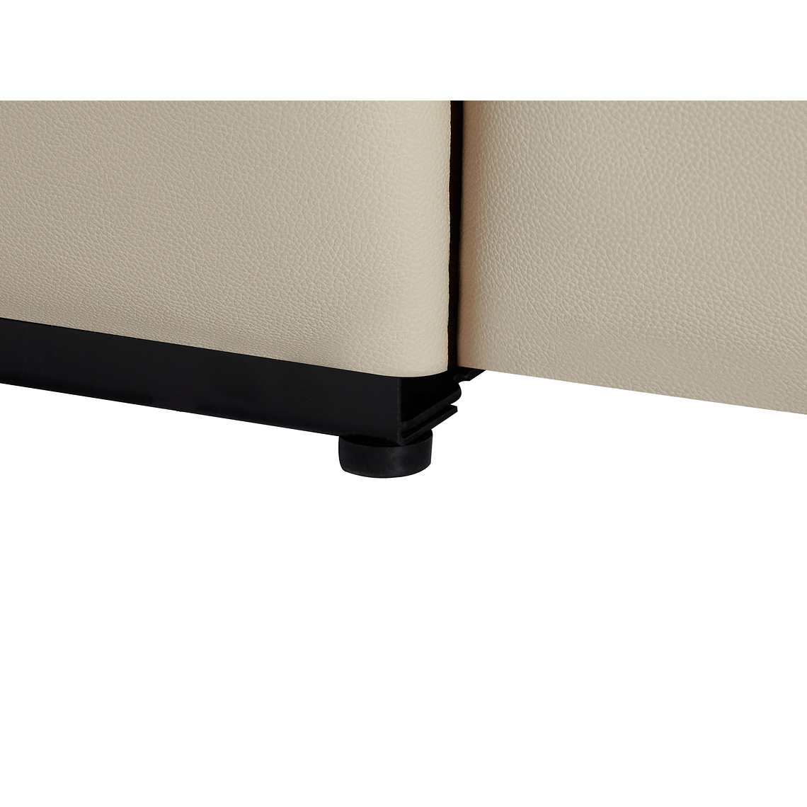 Bergere relax eléctrico de cuero beige ADELIO 7