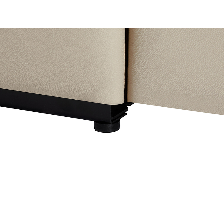 Bergere relax eléctrico de cuero beige ADELIO 7