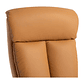 Bergere relax eléctrico de piel sintética color camel TUOPI - Miniatura 6