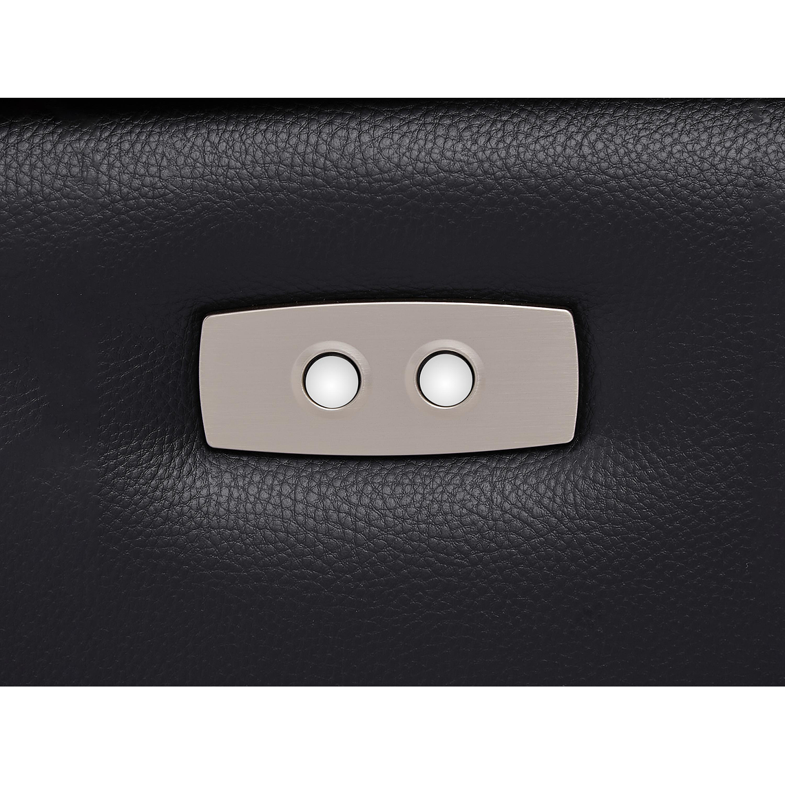 Bergere relax eléctrico de cuero negro MESOLA 8