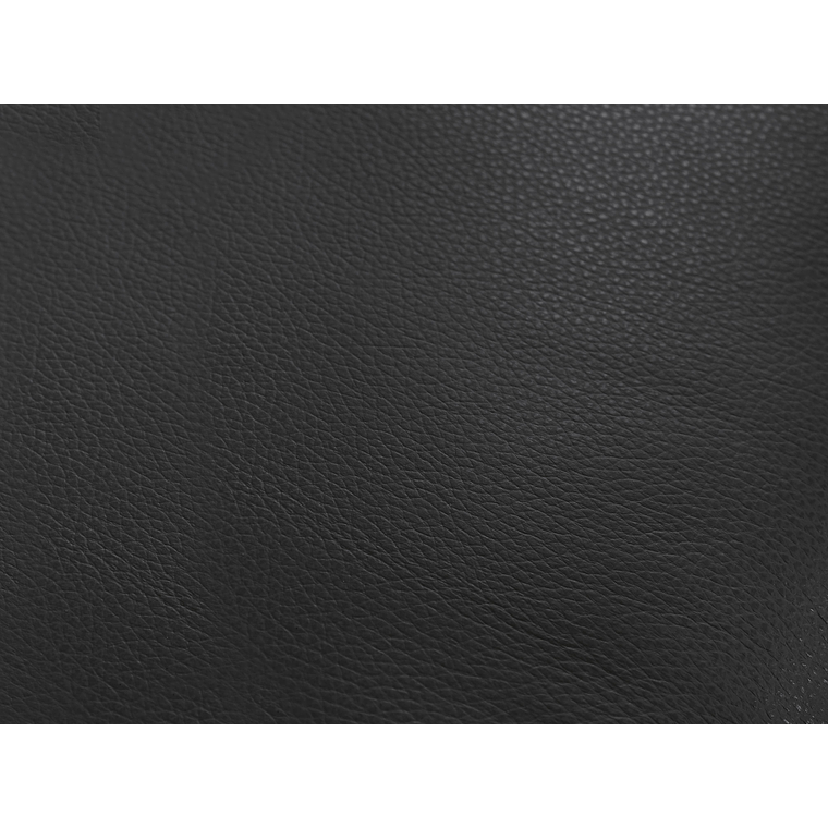 Sofá de 3 plazas relax eléctrico de piel de becerro negro AZIDEE II 220 cm 9