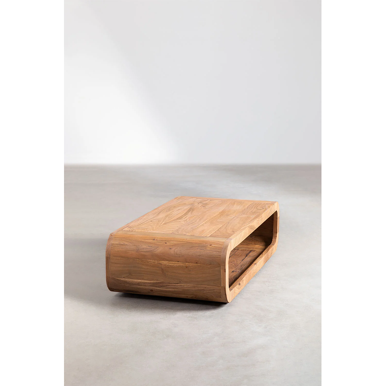 Mesa de Centro en Madera de Acacia Vacry marrón acacia 110 cm 3