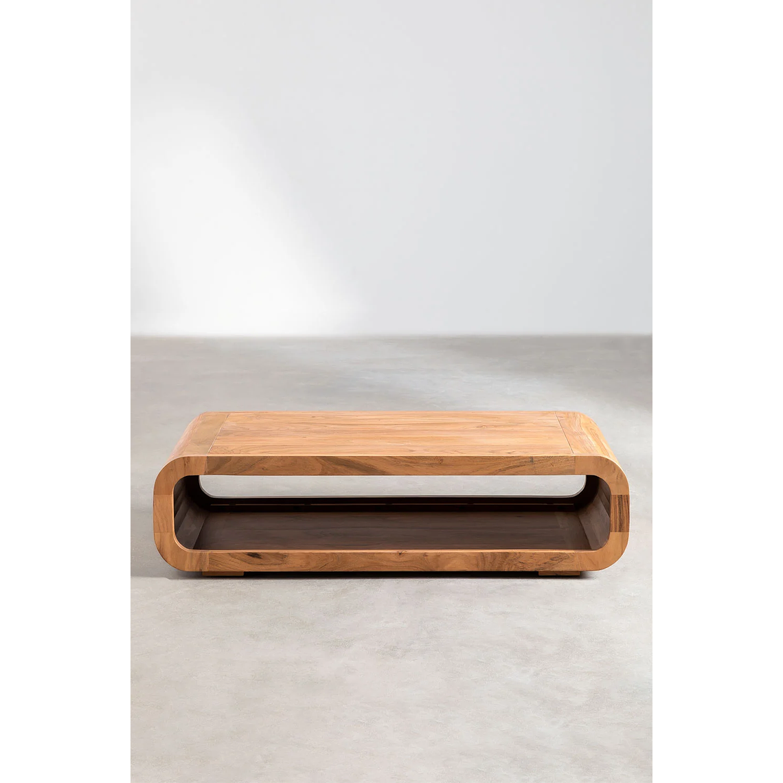 Mesa de Centro en Madera de Acacia Vacry marrón acacia 110 cm 4