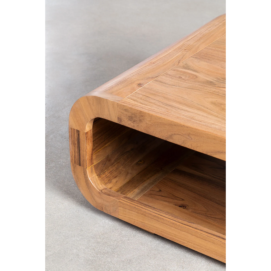 Mesa de Centro en Madera de Acacia Vacry marrón acacia 110 cm 5